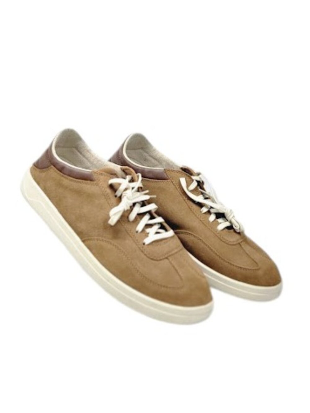 OLUKAI Pūnini Convertible Court Sneakers Men’s Size 12 Tan Suede Leather NWOB